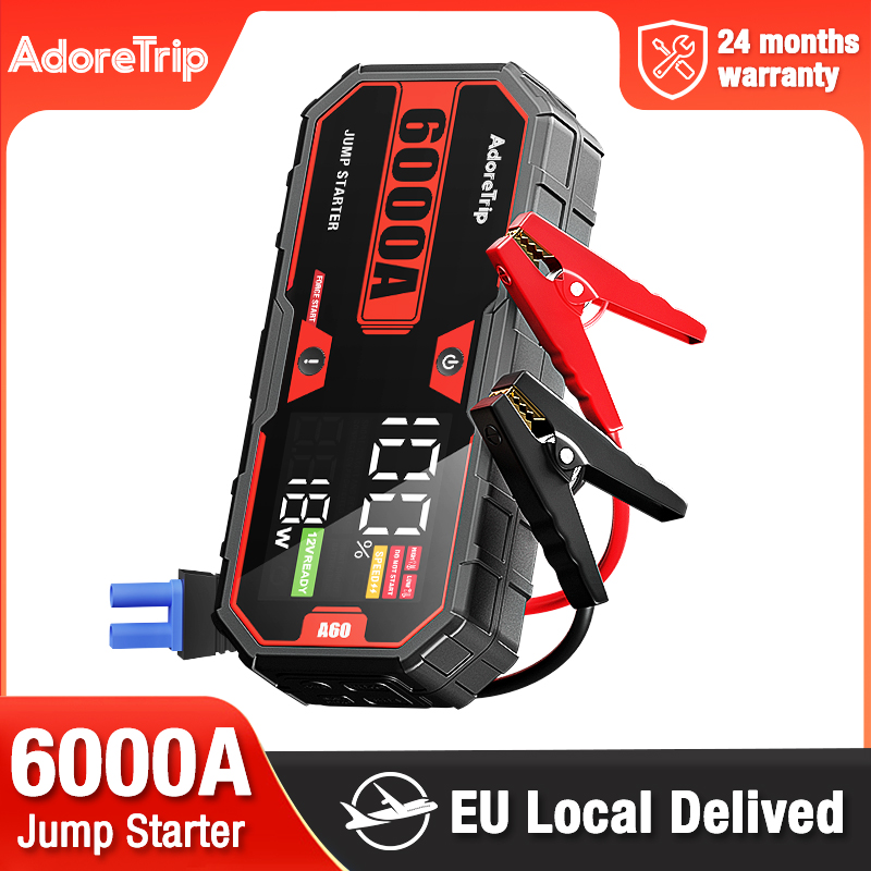 Power Banks - AdoreTrip 6000A Power Bank, Arrancador de