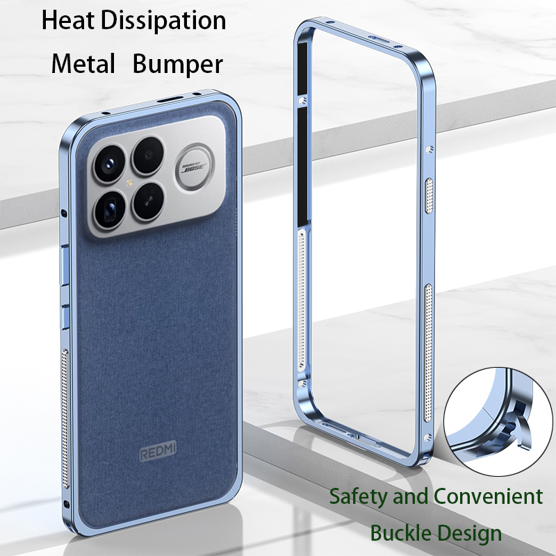 Metal Bumper Aluminum Frame Case - Capa de pára-choques de liga de