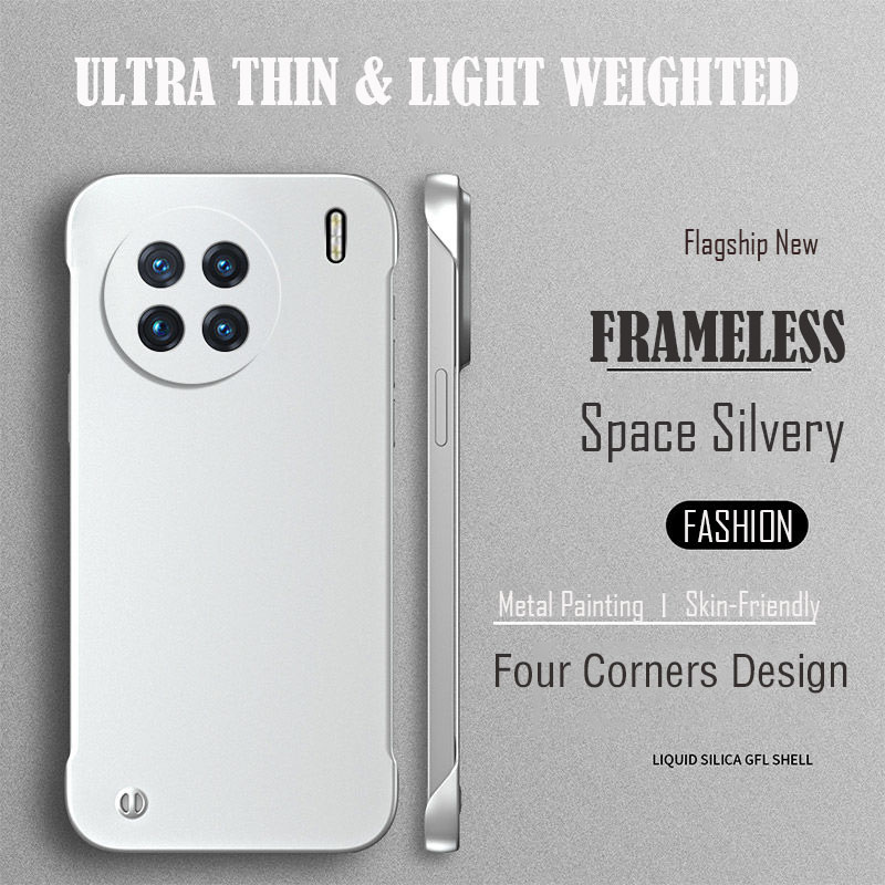 Ultra Thin Frameless Phone Cover - Pintura de superfície de metal ultra