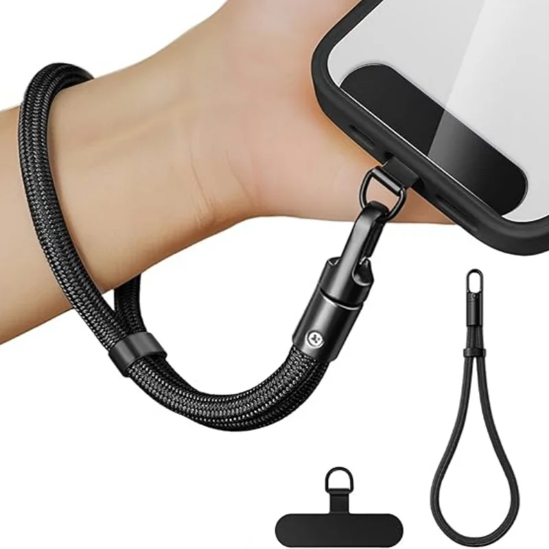 Crossbody Lanyard Neck Strap Case - Cordão universal para celular com clipe,