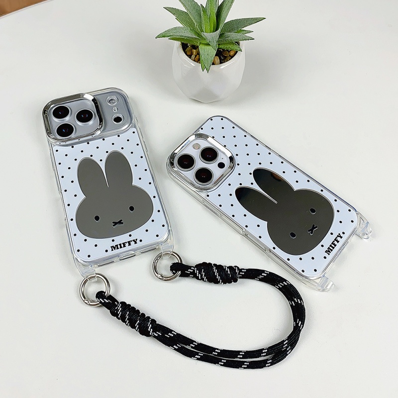Capa de Celular Luxuosa com Es - Cute Cartoon Wrist Strap Silicone Case avaliação e preço