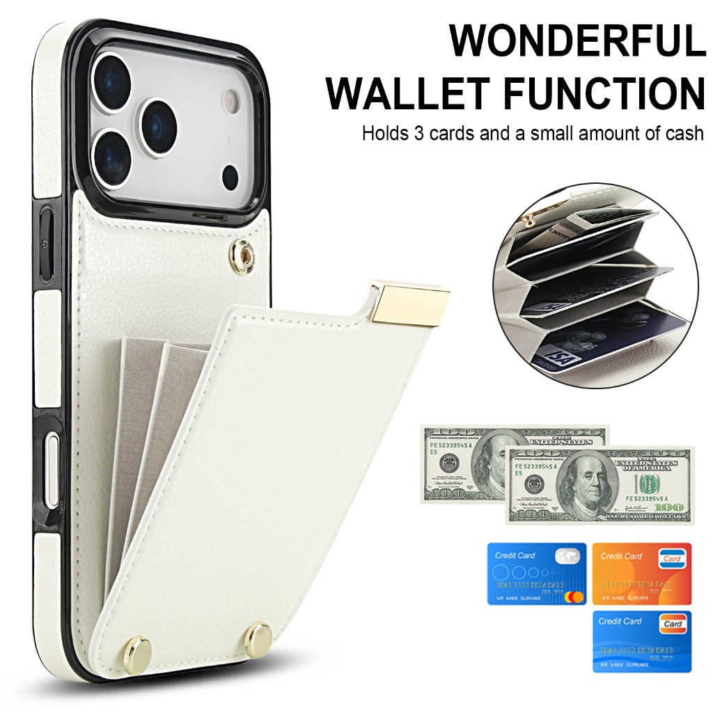 Capa Carteira Organizadora de  - Leather Wallet Card Holder Phone Cover avaliação e preço